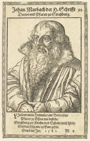Bildnis des Johan Marbach