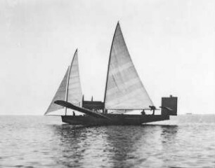 Rohrbach-Flugboot "Ro. III", mit Hilfsbesegelung : Technikgeschichte | Maschinenbau | Verkehrswesen | Luftfahrzeuge | Flugzeuge