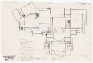 Staatstheater Kassel: Grundriss 1. UG 1:100