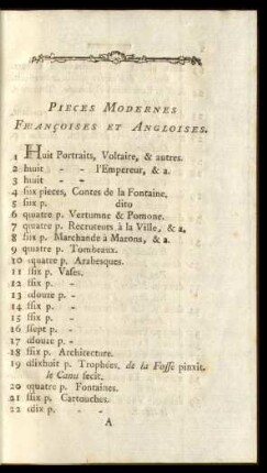 Pieces Modernes Francoises Et Angloises