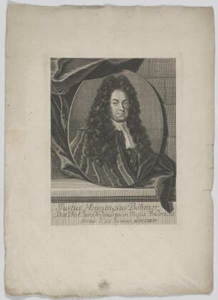 Bildnis des Justus Henningius Böhmer