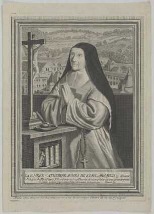 Bildnis der Catherine Agnes de S. Pavl Arnavld