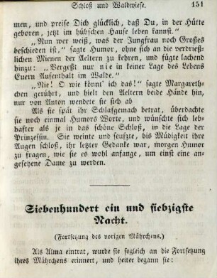 Siebenhundert ein und siebzigste Nacht
