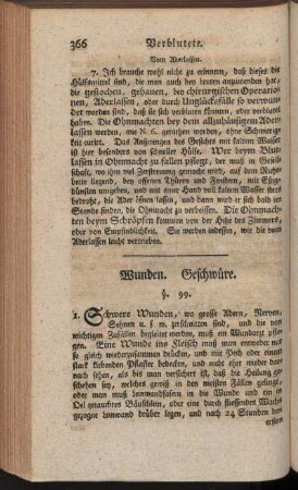 Wunden. Geschwüre