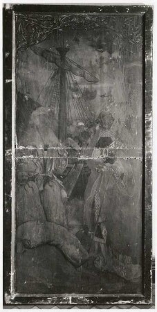Leipzig. Kunstgewerbemuseum. Flügelaltar von Hans Hesse. Rückseite des rechten Flügels, Öl auf Holz, 1508
