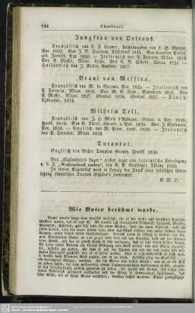 Wie Bosco berühmt wurde