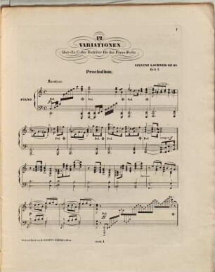 42 Variationen über die C-Dur Tonleiter : für Pianoforte ; op. 42, 1