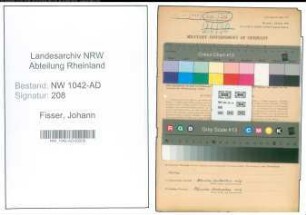 Entnazifizierung Johann Fisser , geb. 25.08.1892 (Strassenwaerter)