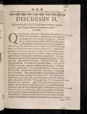 7-15, Discursus II