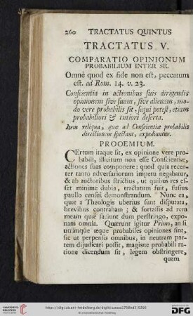 Tractatus quintus