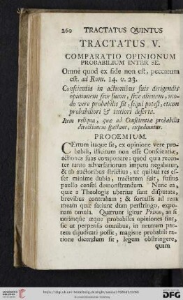 Tractatus quintus