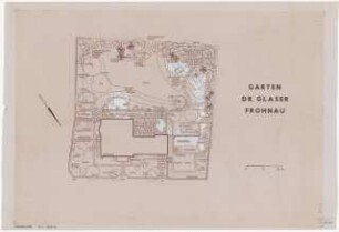 Garten Glaser, Berlin-Frohnau: Pflanzplan Maßstabsleiste
