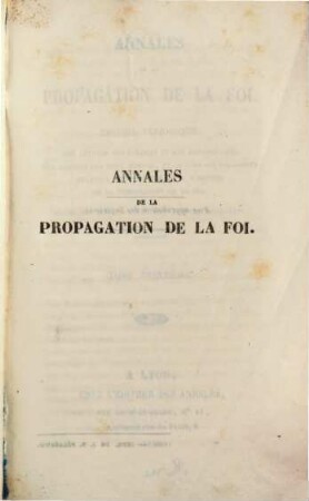 Annales de la propagation de la foi : recueil périodique de l'Association de la Propagation de la Foi. 30. 1858