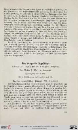 9: Aus Lengerichs Urgeschichte : Beiträge zur Urgeschichte des Kirchspiels Lengerich, [2]