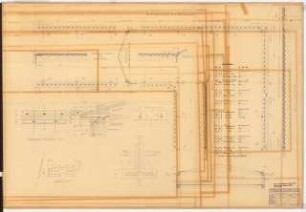 Reichsluftfahrtministerium, Berlin: Hauptgesims Q5L, L5: Details 1:50, 1:10