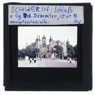 Schwerin, Schloss : Frontansicht
