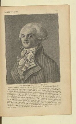 Maximilien de Robespierre (1759 - 1794). Portrait d'auteur inconnu. - Musée Carnavalet. - Photographie Hachette