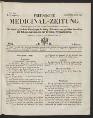 No 6. (5. Februar 1862) - No 9 (26. Februar 1862)