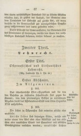 Zweiter Theil. Lehnrecht