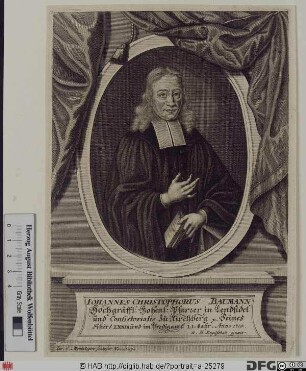 Bildnis Johann Christoph Baumann
