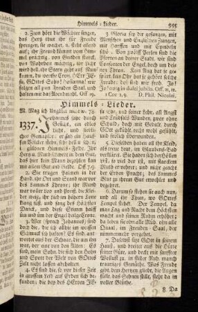 955-960, Himmels-Lieder (1337. - 1342.)