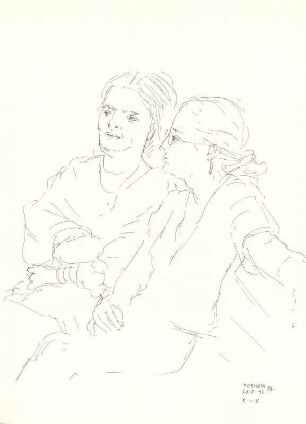 Reingard und Bettina in Gubbio