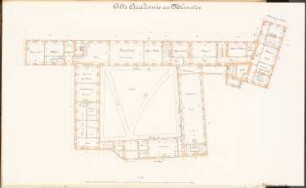 Universität Münster Alte Akademie: Grundriss EG 1:150