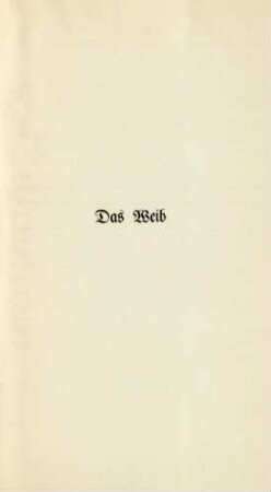 Das Weib