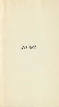 Das Weib