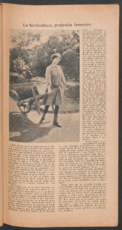 La horticultura, profesión femenina