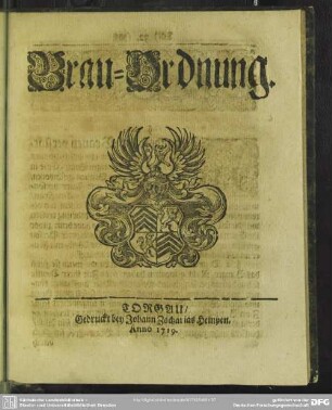 Brau-Ordnung