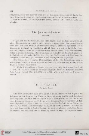 Die Hammerschmiede von Bürkel