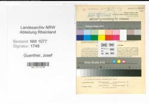 Entnazifizierung Josef Guenther , geb. 15.08.1922 (Polizist)