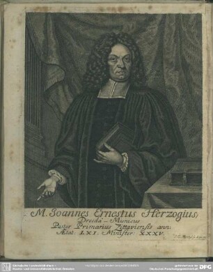 M. Joannes Ernestus Herzogius