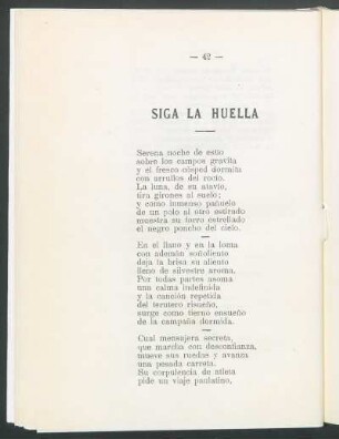 Siga la huella