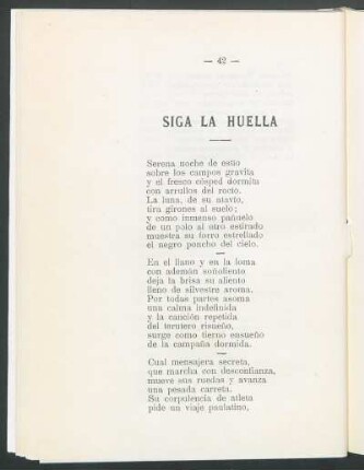 Siga la huella