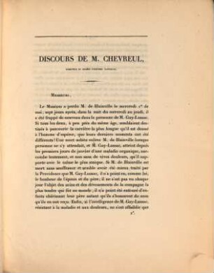 Funérailles de M. Gay-Lussac : discours de M. Arago ... le samedi 11 mai 1850