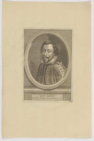 Bildnis des Iean Ernest, Graf von Nassau