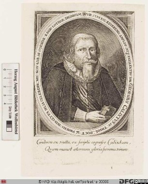 Bildnis Georg Calixt (eig. Callisen)