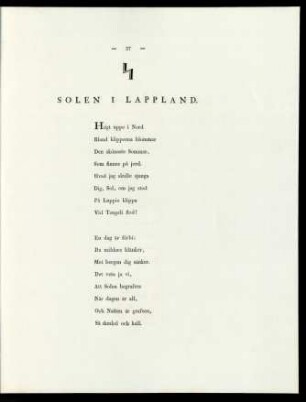 Solen I Lappland.