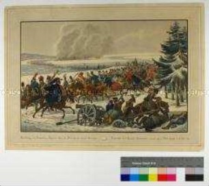 Rückzug der französischen Armee über die Beresina am 26. November 1812 (Folge unnumeriert)
