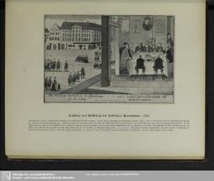 Empfang und Bewirtung der Salzburger Auswanderer. 1732
