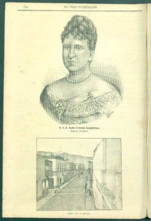 [Retrato de] S. A. I. ISabel Cristina Leopoldina. : Regenta del Brasil.