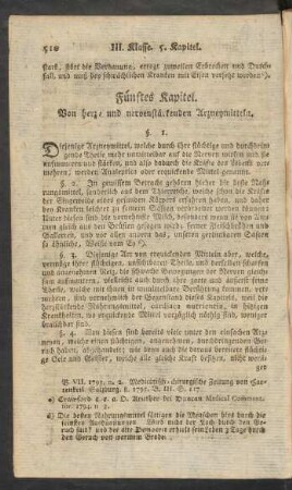 Fünftes Kapitel. Von herz- und nervenstärkenden Arzneymitteln