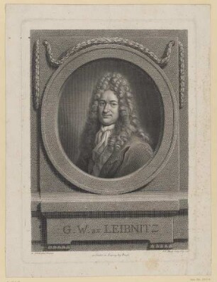 Bildnis des G.W. Leibnitz