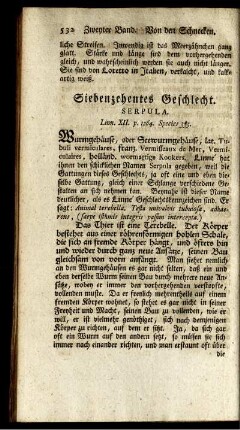Siebenzehentes Geschlecht. SERPULA.