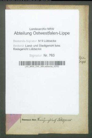 Erblasser: Klostermann gt. Fangmeier, Friedrich wilhelm: