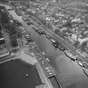 "Alter Strom" in Rostock-Warnemünde : Blickrichtung Süden
