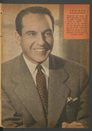 [Fotografía de] Enrique Rodríguez