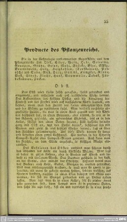 Producte des Pflanzenreichs